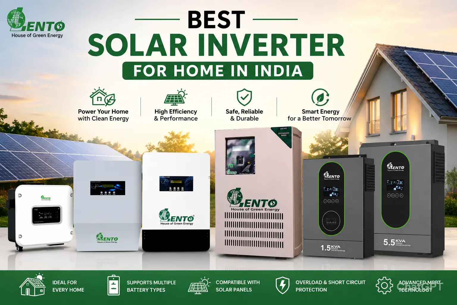 Best Solar Inverter for Home in India
